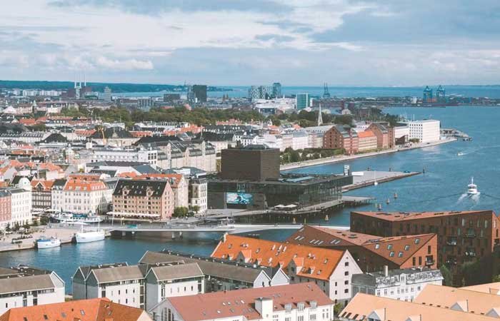 Copenhagen Denmark city view
