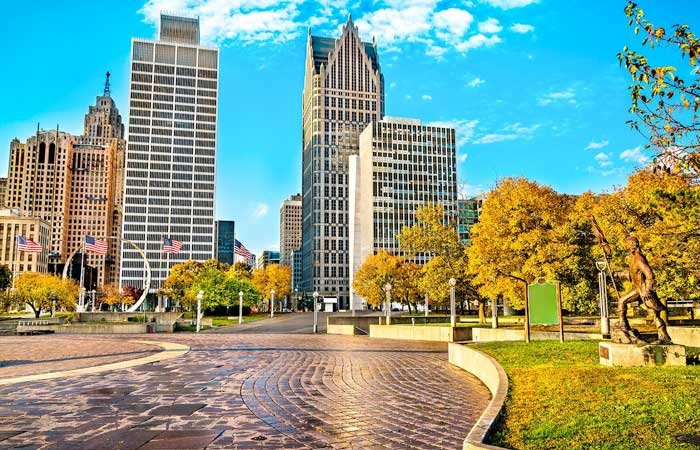 Detroit Michigan park USA