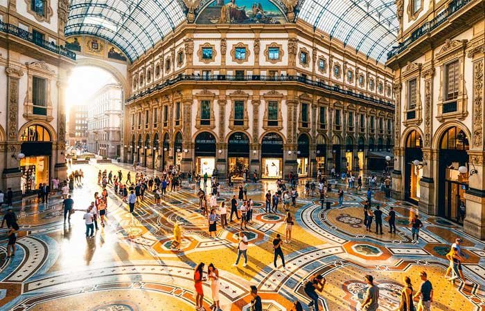 Milan Italy shopping