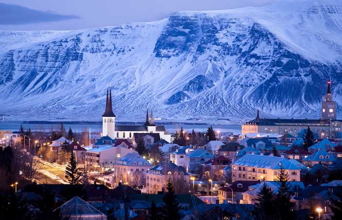 Reykjavik, Iceland Winter