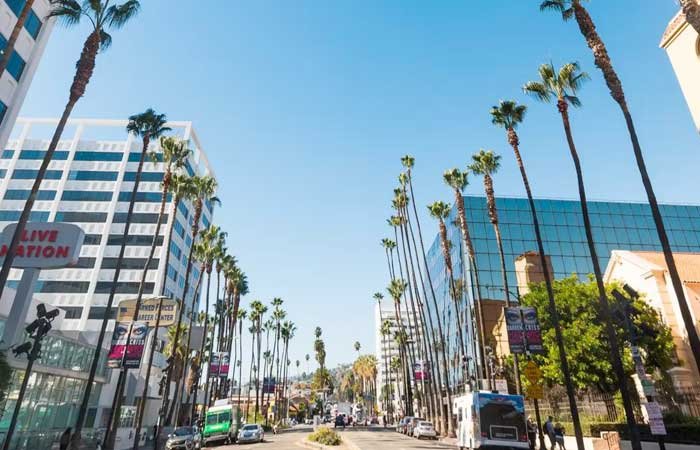 San Diego California USA sunny street